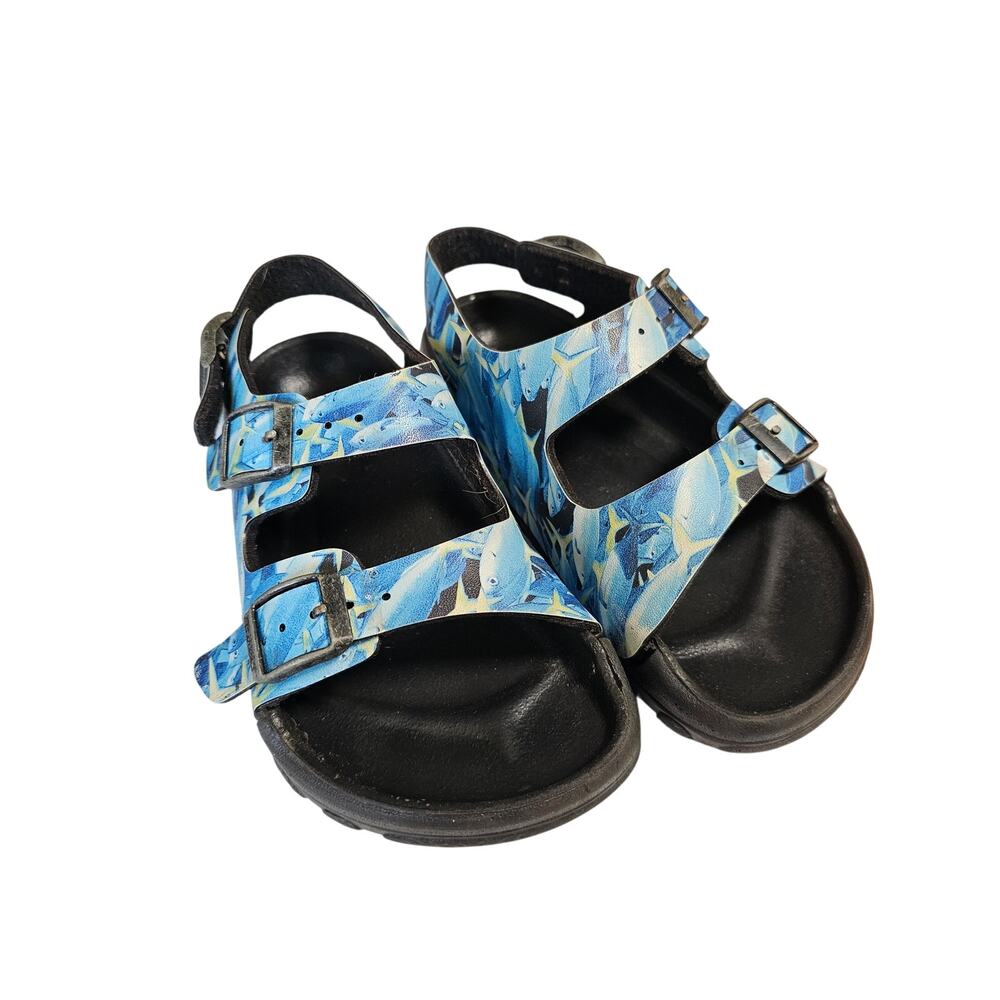 Kids Aruba Blue Fish Birkis Birkenstock Sandals Ocean Pool Beach Play  29 11